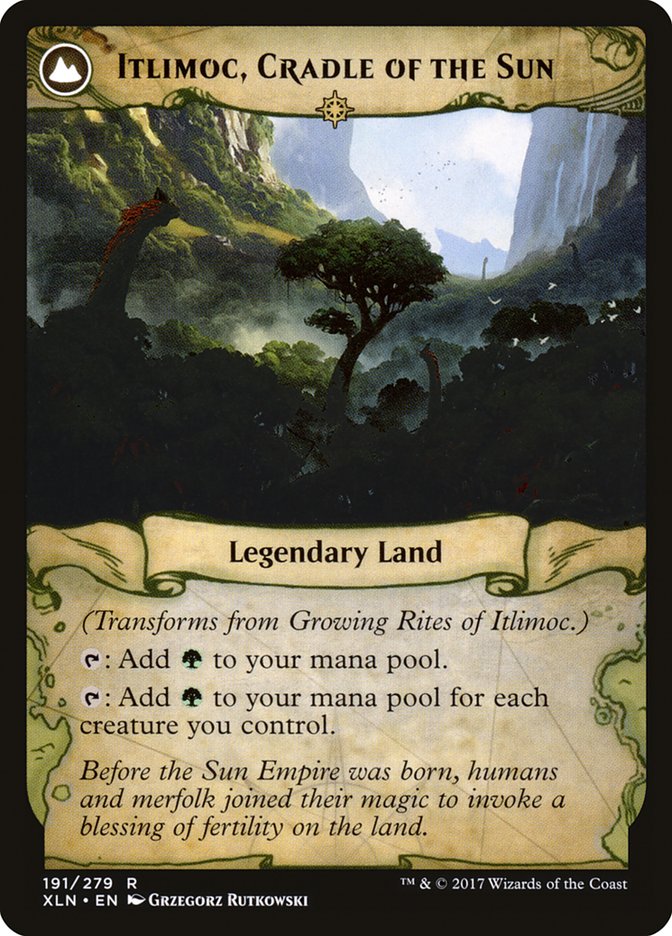 Growing Rites of Itlimoc // Itlimoc, Cradle of the Sun [Ixalan] | Game Master's Emporium (The New GME)