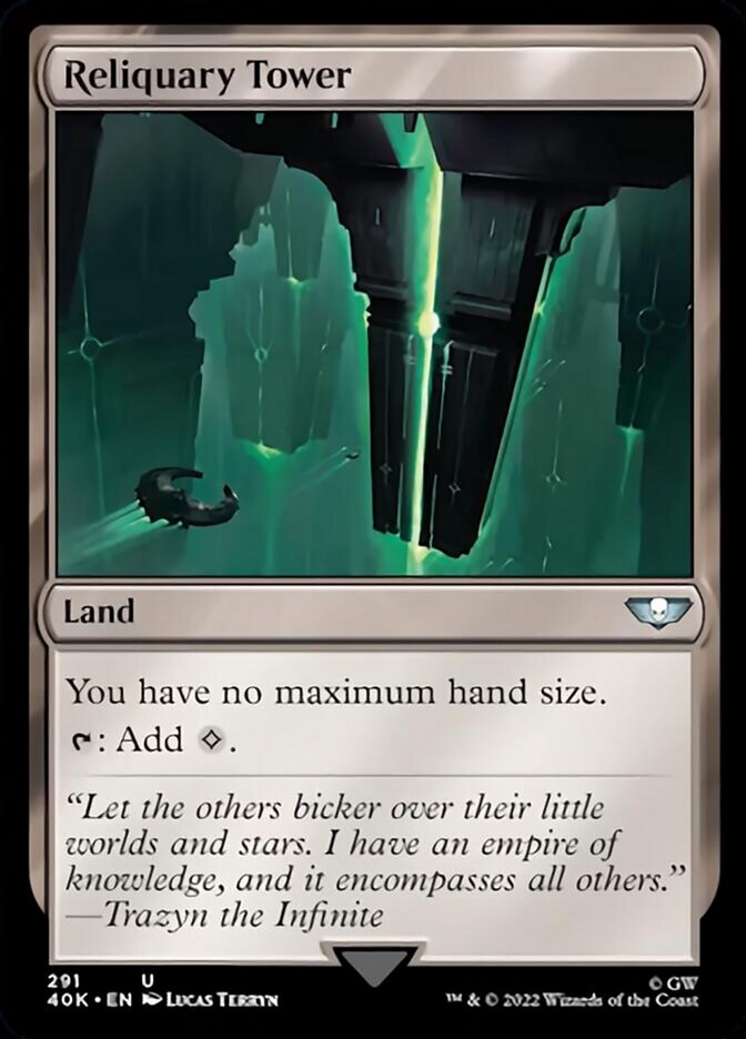 Reliquary Tower (Surge Foil) [Warhammer 40,000] | Game Master's Emporium (The New GME)