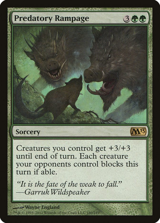 Predatory Rampage [Magic 2013] | Game Master's Emporium (The New GME)