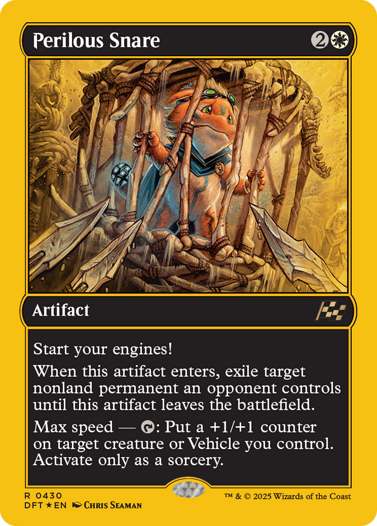 Perilous Snare (First-Place Foil) [Aetherdrift] | Game Master's Emporium (The New GME)
