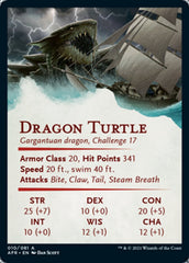 Dragon Turtle Art Card [Dungeons & Dragons: Adventures in the Forgotten Realms Art Series] | Game Master's Emporium (The New GME)