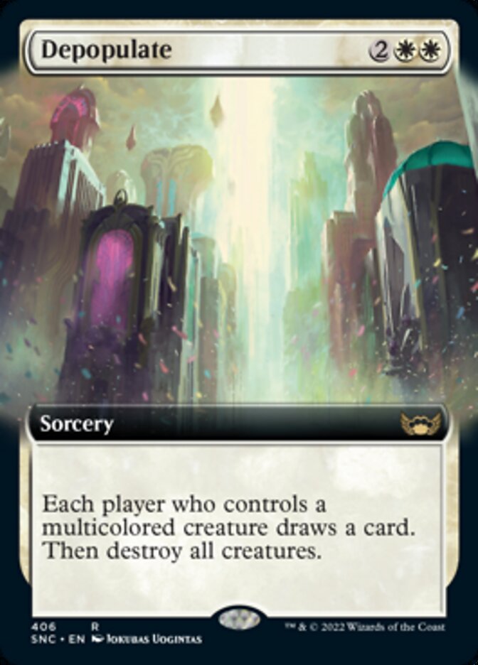 Depopulate (Extended Art) [Streets of New Capenna] | Game Master's Emporium (The New GME)