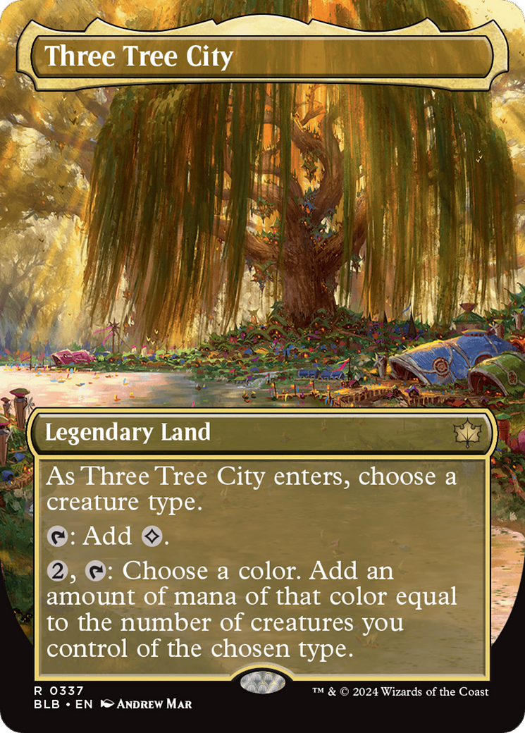 Three Tree City (Borderless) (0337) [Bloomburrow] | Game Master's Emporium (The New GME)