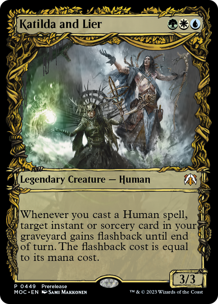 Katilda and Lier (Showcase Planar Booster Fun) [March of the Machine Commander Prerelease Promos] | Game Master's Emporium (The New GME)