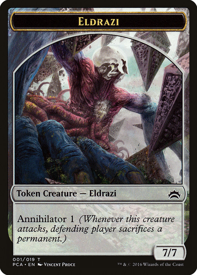 Eldrazi Spawn (004) // Eldrazi Double-Sided Token [Planechase Anthology Tokens] | Game Master's Emporium (The New GME)