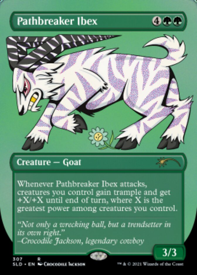 Pathbreaker Ibex (Borderless) [Secret Lair Drop Series] | Game Master's Emporium (The New GME)