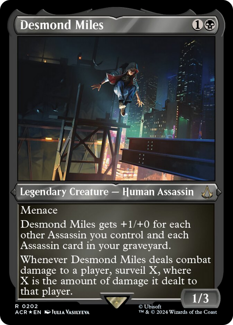 Desmond Miles (Foil Etched) [Assassin's Creed] | Game Master's Emporium (The New GME)