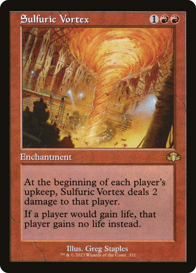 Sulfuric Vortex (Retro) [Dominaria Remastered] | Game Master's Emporium (The New GME)