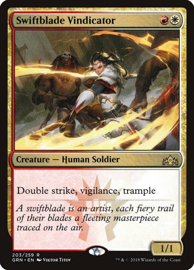 Swiftblade Vindicator [Guilds of Ravnica] | Game Master's Emporium (The New GME)