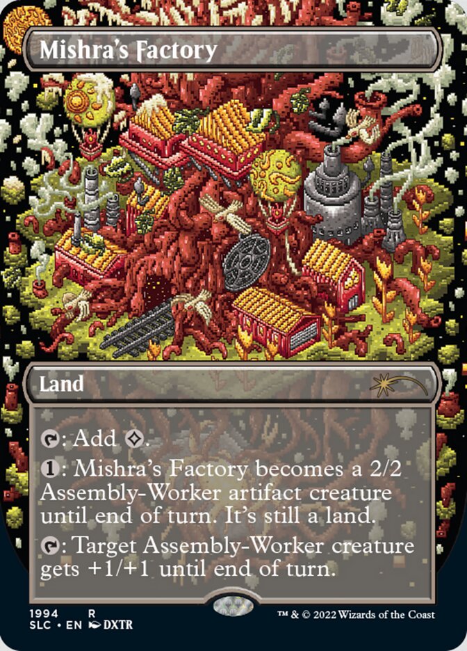 Mishra's Factory (Borderless) [Secret Lair Countdown Kit] | Game Master's Emporium (The New GME)