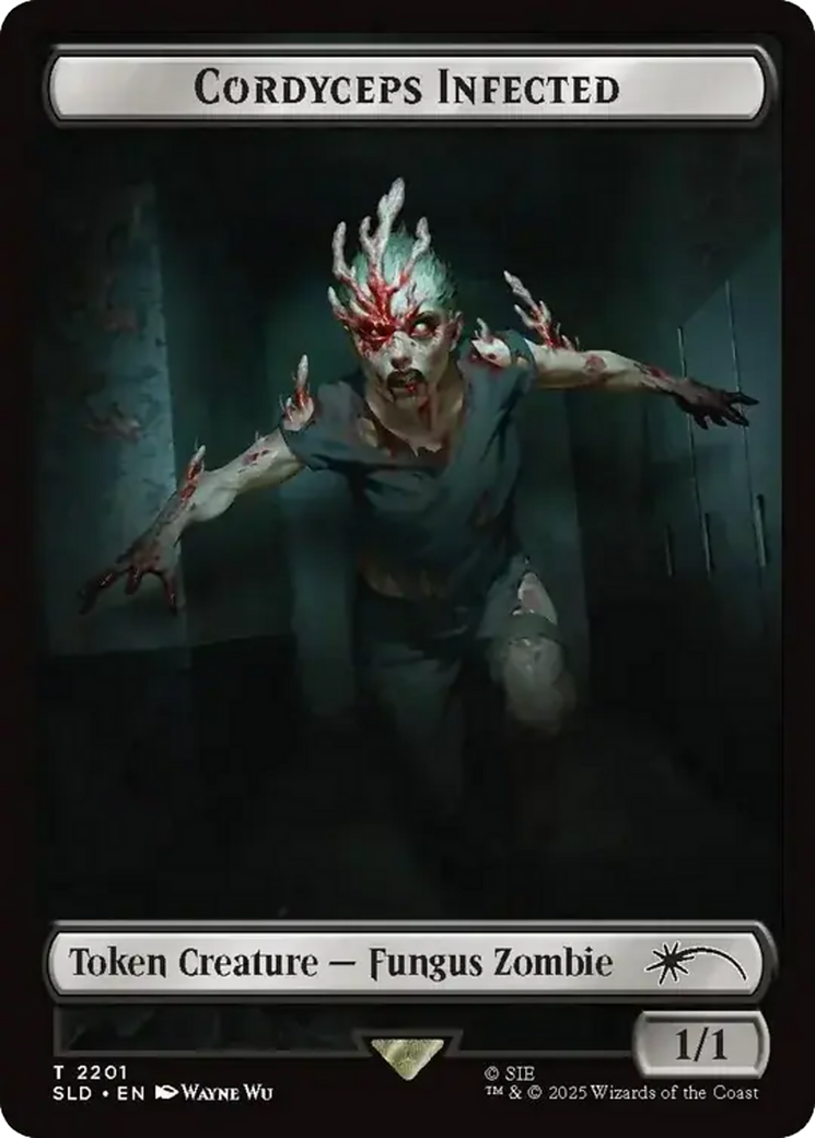 Cordyceps Infected Token (2201) [Secret Lair Drop Series] | Game Master's Emporium (The New GME)