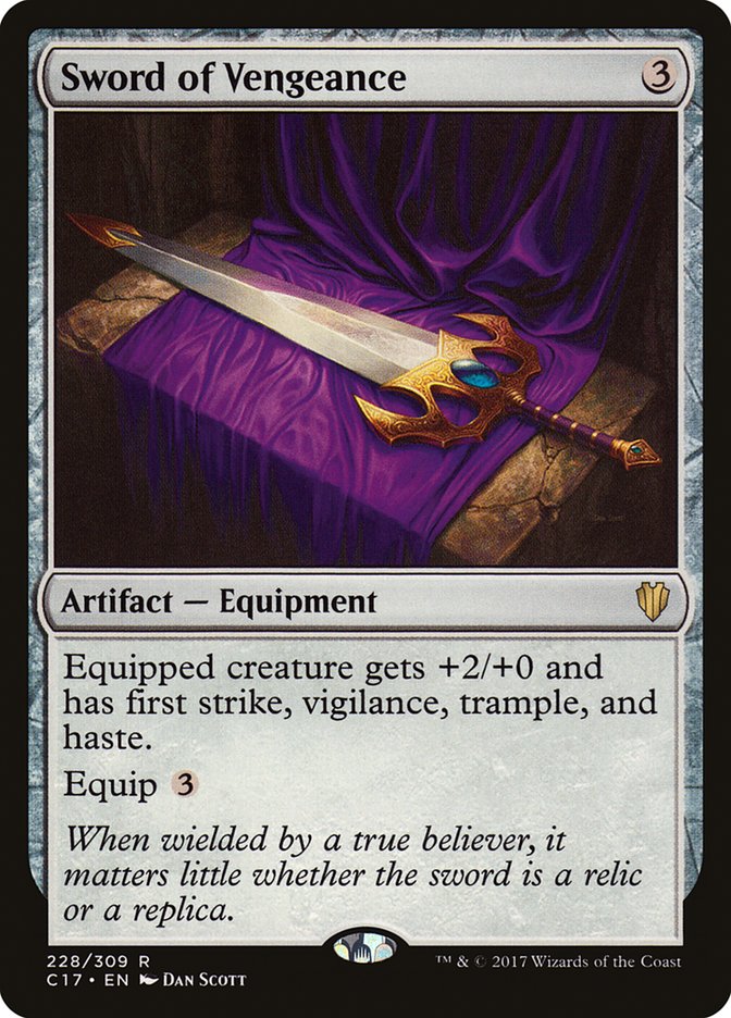 Sword of Vengeance [Commander 2017] | Game Master's Emporium (The New GME)