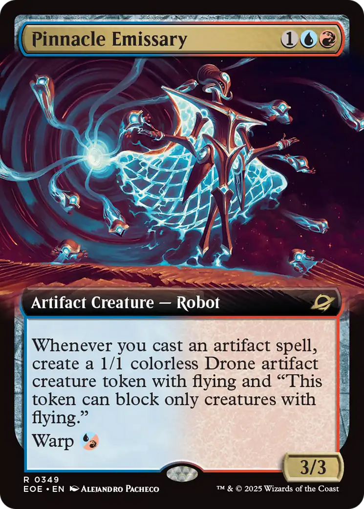 Pinnacle Emissary (Extended Art) [Edge of Eternities] | Game Master's Emporium (The New GME)
