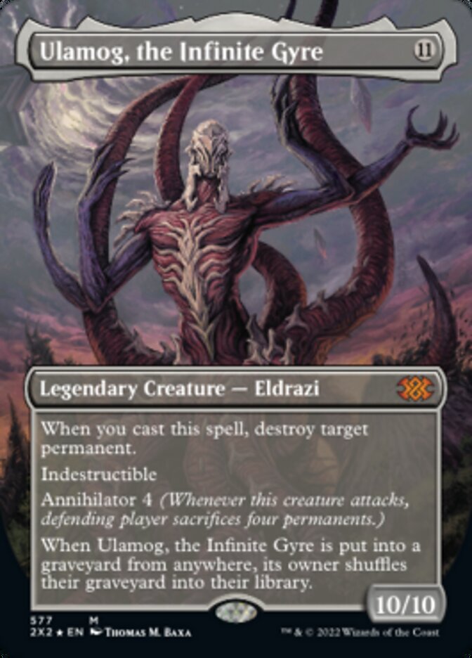 Ulamog, the Infinite Gyre (Textured Foil) [Double Masters 2022] | Game Master's Emporium (The New GME)