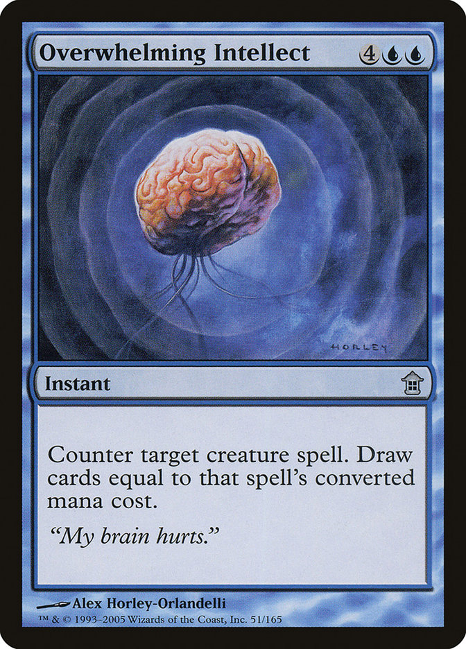 Overwhelming Intellect [Saviors of Kamigawa] | Game Master's Emporium (The New GME)