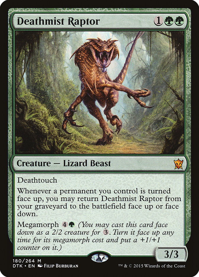 Deathmist Raptor [Dragons of Tarkir] | Game Master's Emporium (The New GME)