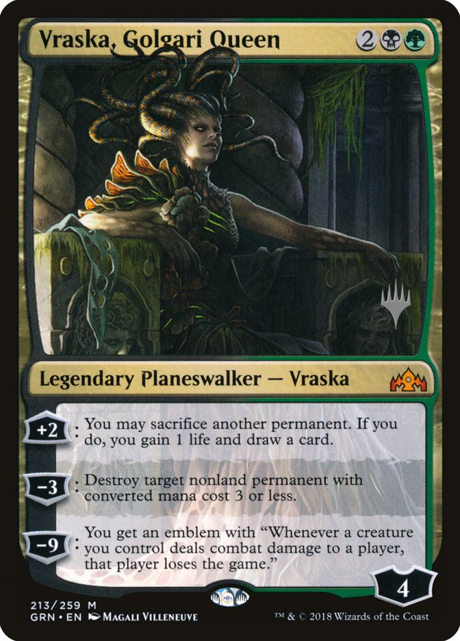 Vraska, Golgari Queen (Promo Pack) [Guilds of Ravnica Promos] | Game Master's Emporium (The New GME)