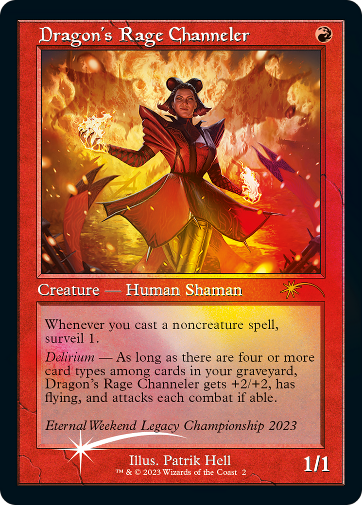 Dragon's Rage Channeler (Retro Frame) [MagicFest 2023] | Game Master's Emporium (The New GME)
