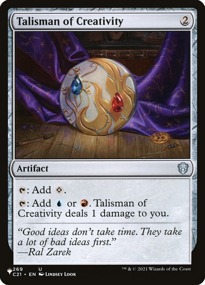 Talisman of Creativity [Secret Lair: Heads I Win, Tails You Lose] | Game Master's Emporium (The New GME)