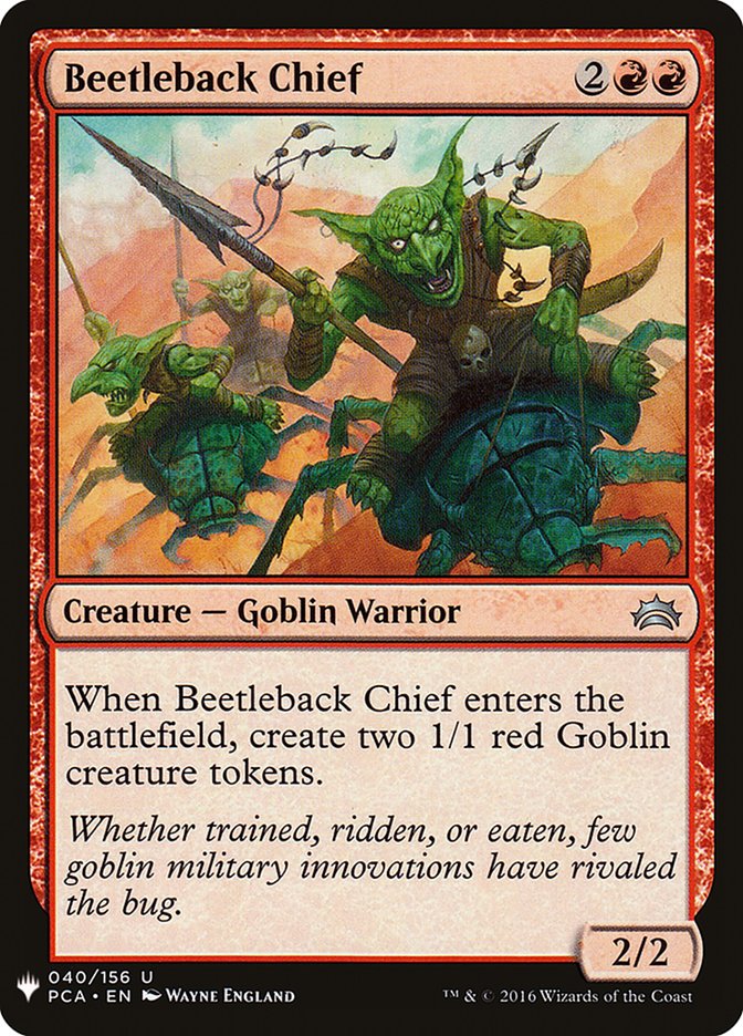 Beetleback Chief [Mystery Booster] | Game Master's Emporium (The New GME)