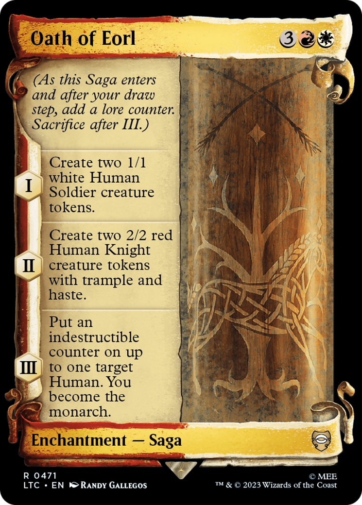 Oath of Eorl [The Lord of the Rings: Tales of Middle-Earth Commander Showcase Scrolls] | Game Master's Emporium (The New GME)