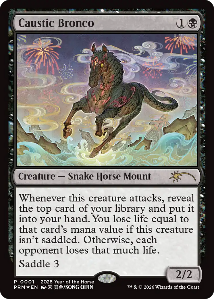 Caustic Bronco (Year of the Horse 2026) [Standard Showdown Promos] | Game Master's Emporium (The New GME)