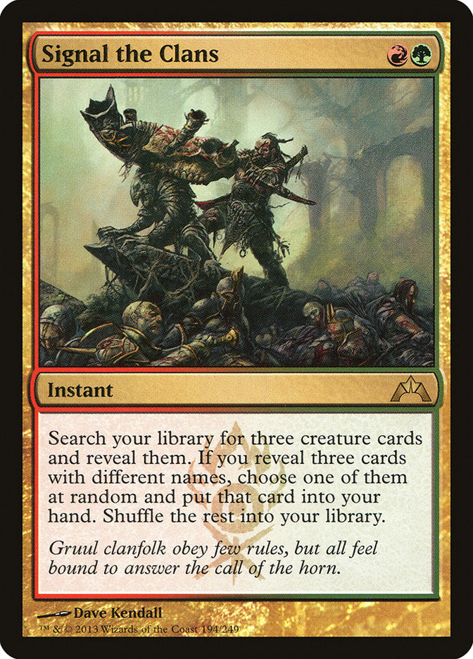 Signal the Clans [Gatecrash] | Game Master's Emporium (The New GME)