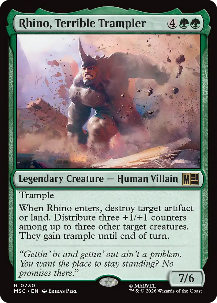 Rhino, Terrible Trampler [Marvel Super Heroes Commander] | Game Master's Emporium (The New GME)