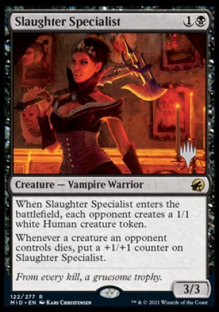 Slaughter Specialist (Promo Pack) [Innistrad: Midnight Hunt Promos] | Game Master's Emporium (The New GME)