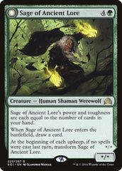 Sage of Ancient Lore // Werewolf of Ancient Hunger [Shadows over Innistrad] | Game Master's Emporium (The New GME)