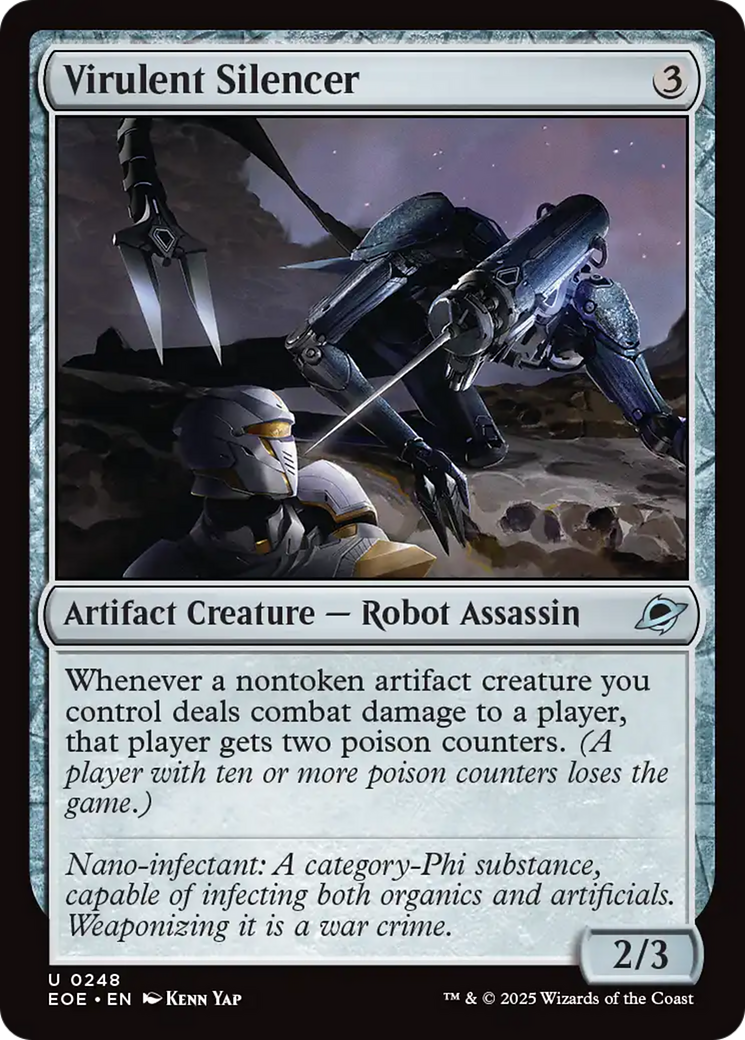 Virulent Silencer [Edge of Eternities] | Game Master's Emporium (The New GME)