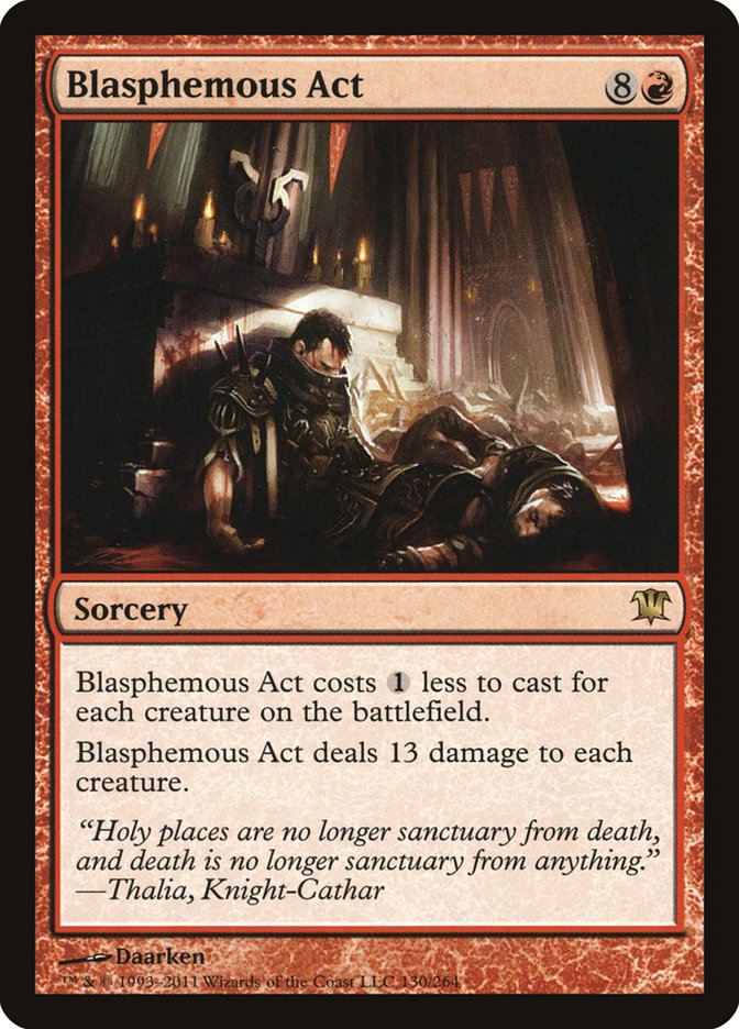 Blasphemous Act [Innistrad] | Game Master's Emporium (The New GME)