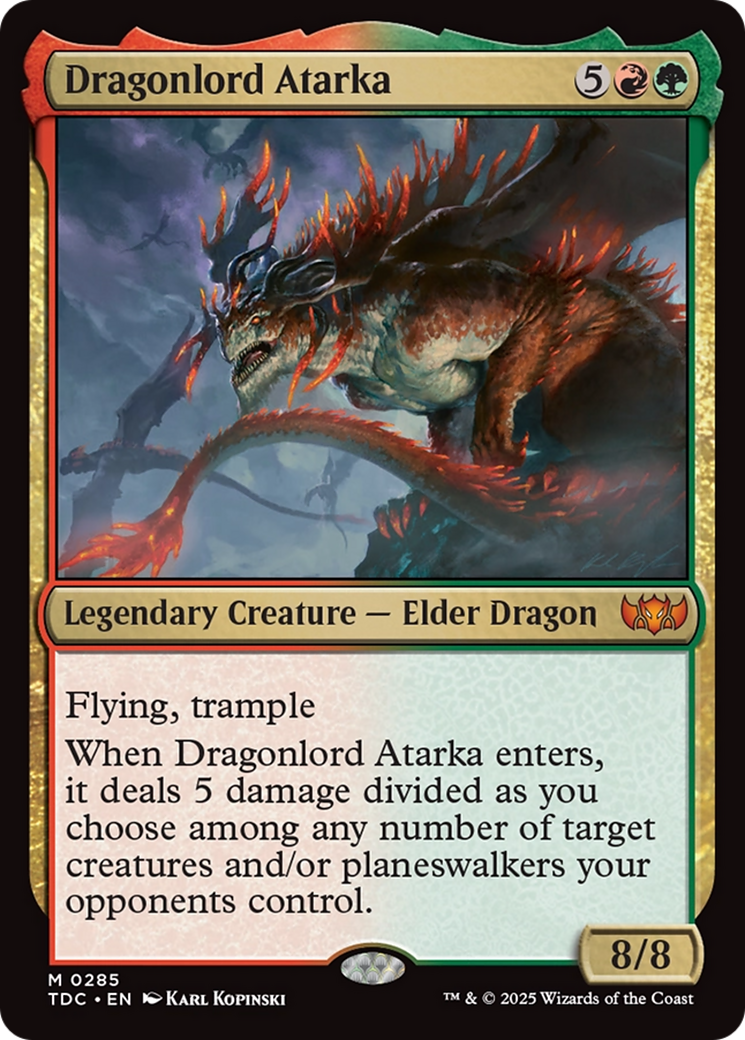 Dragonlord Atarka [Tarkir: Dragonstorm Commander] | Game Master's Emporium (The New GME)