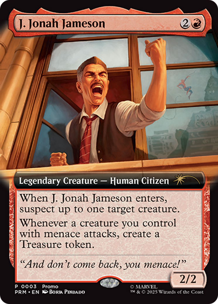 J. Jonah Jameson (Extended Art) [Marvel's Spider-Man Promos] | Game Master's Emporium (The New GME)
