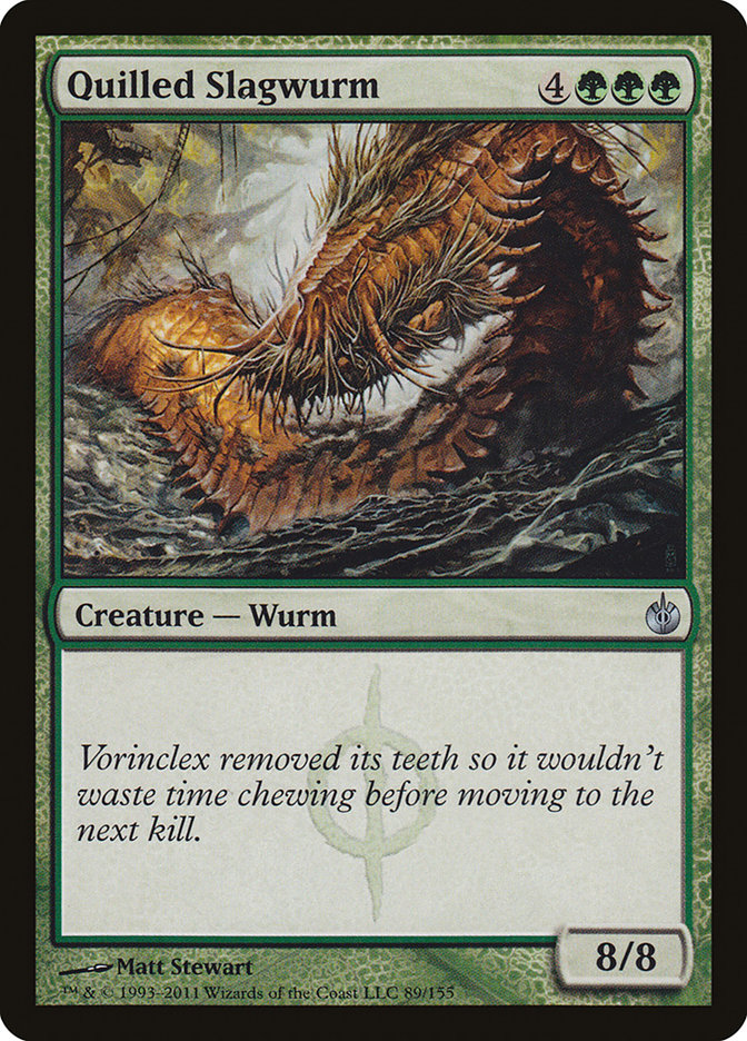 Quilled Slagwurm [Mirrodin Besieged] | Game Master's Emporium (The New GME)