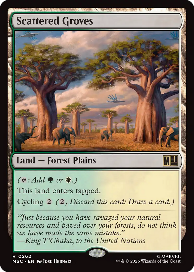 Scattered Groves [Marvel Super Heroes Commander] | Game Master's Emporium (The New GME)