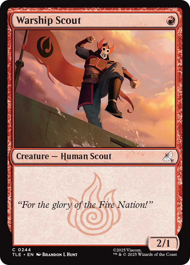 Warship scout [Avatar: The Last Airbender: Eternal-Legal] | Game Master's Emporium (The New GME)