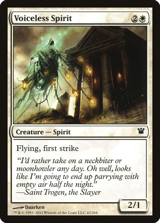 Voiceless Spirit [Innistrad] | Game Master's Emporium (The New GME)