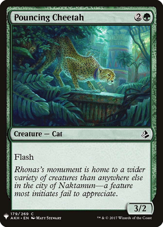 Pouncing Cheetah [Mystery Booster] | Game Master's Emporium (The New GME)
