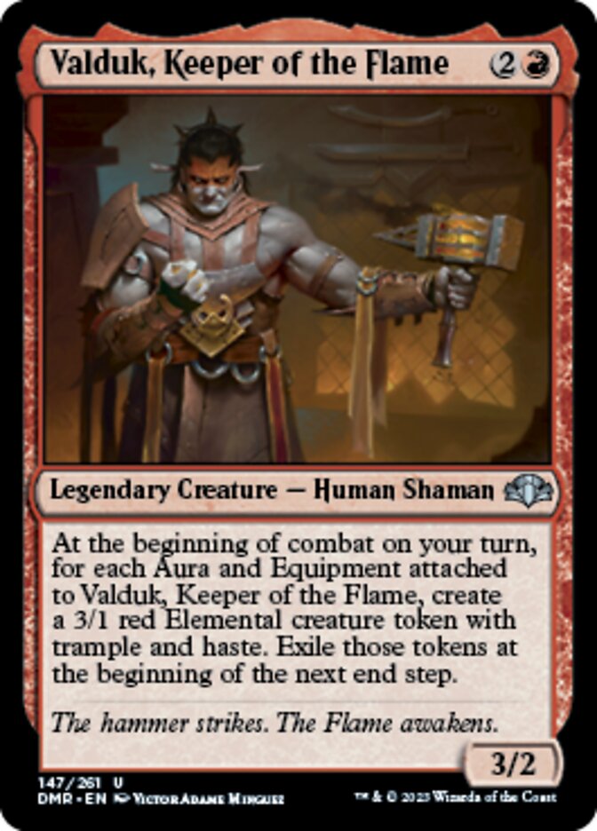 Valduk, Keeper of the Flame [Dominaria Remastered] | Game Master's Emporium (The New GME)