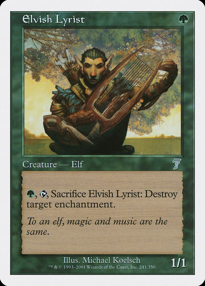 Elvish Lyrist [Seventh Edition] | Game Master's Emporium (The New GME)