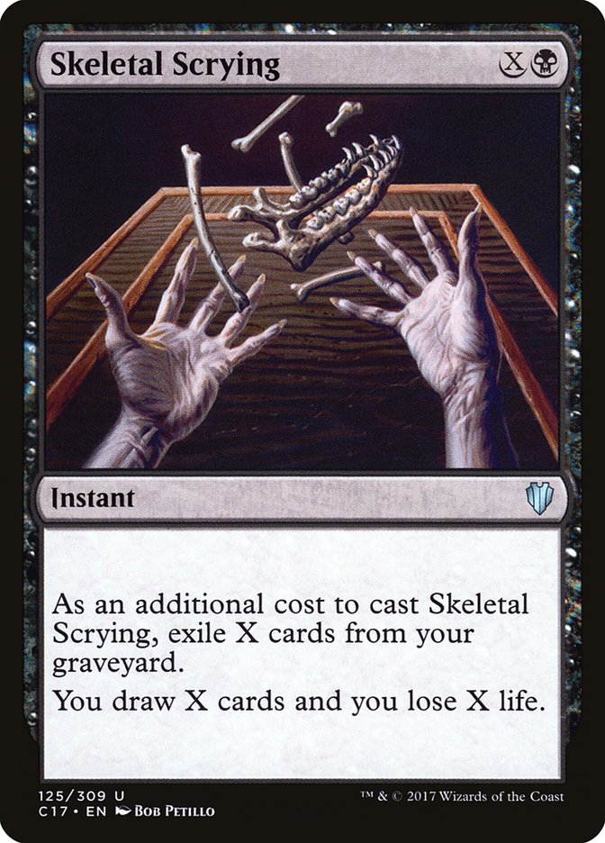 Skeletal Scrying [Commander 2017] | Game Master's Emporium (The New GME)