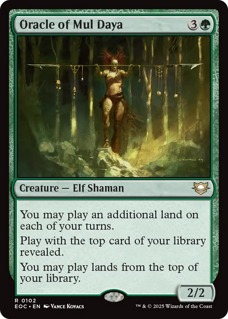 Oracle of Mul Daya [Edge of Eternities Commander] | Game Master's Emporium (The New GME)