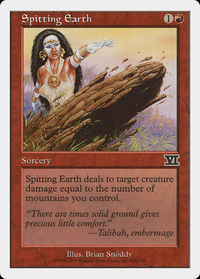 Spitting Earth [Classic Sixth Edition] | Game Master's Emporium (The New GME)