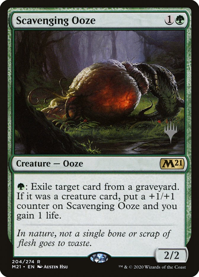 Scavenging Ooze (Promo Pack) [Core Set 2021 Promos] | Game Master's Emporium (The New GME)