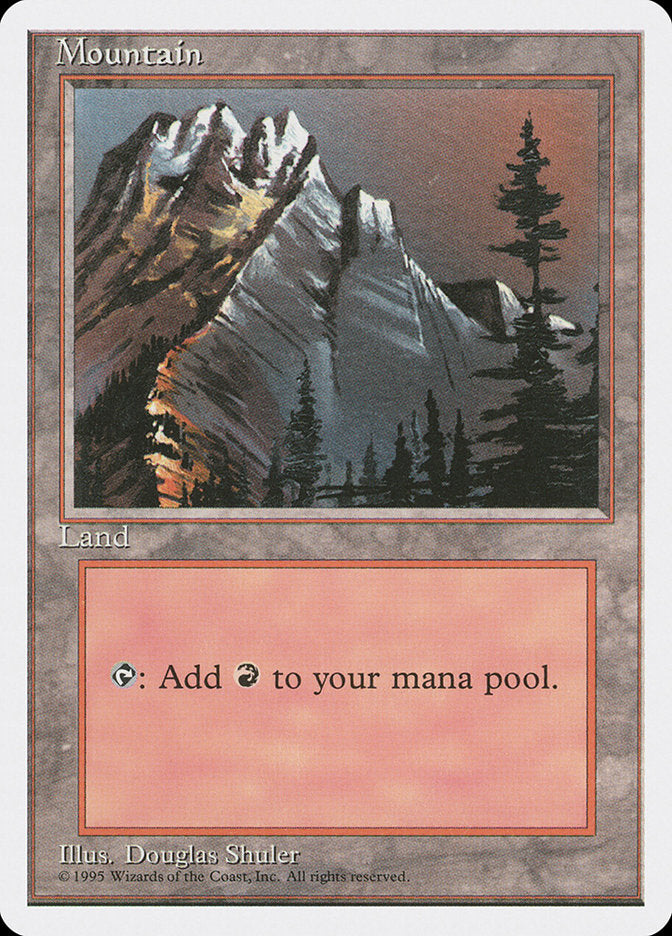 Mountain (Snow Top / Highest Point on Left) [Fourth Edition] | Game Master's Emporium (The New GME)