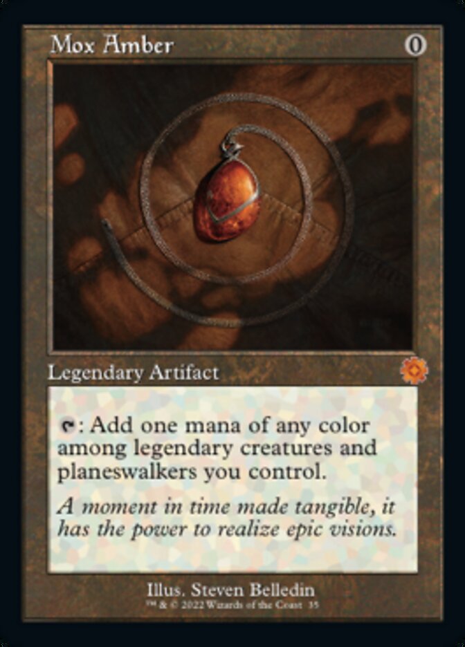 Mox Amber (Retro) [The Brothers' War Retro Artifacts] | Game Master's Emporium (The New GME)