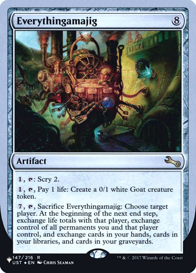 Everythingamajig (Scry) (Unfinity Foil Edition) [The List] | Game Master's Emporium (The New GME)