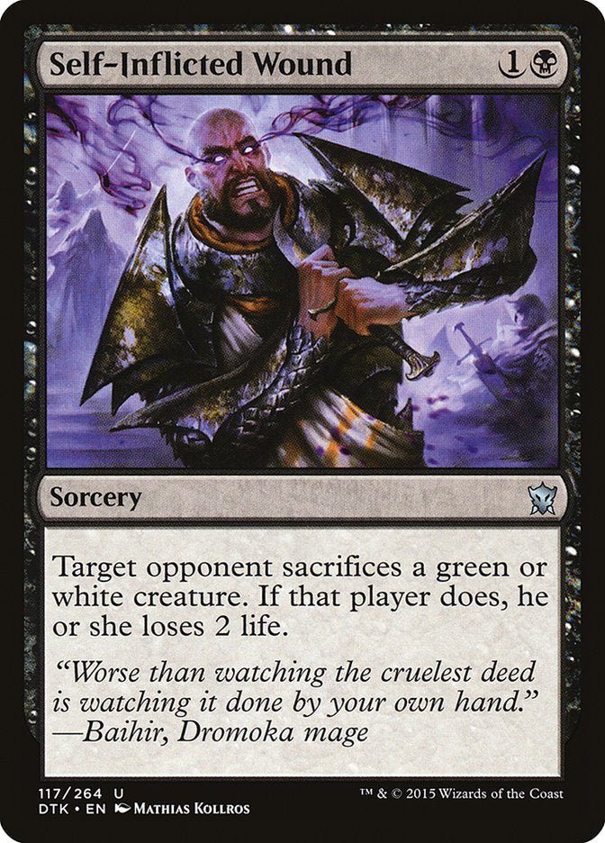 Self-Inflicted Wound [Dragons of Tarkir] | Game Master's Emporium (The New GME)
