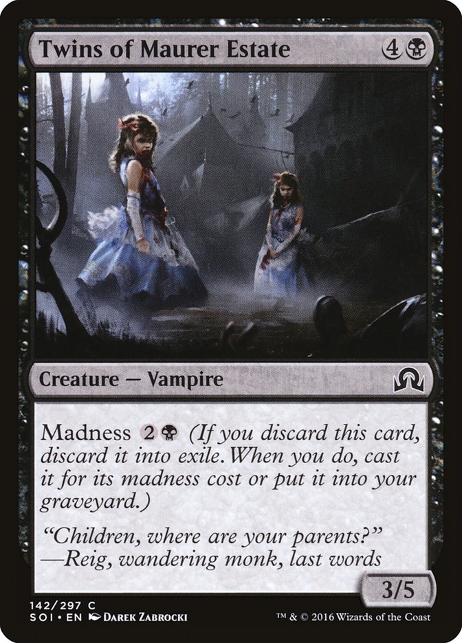 Twins of Maurer Estate [Shadows over Innistrad] | Game Master's Emporium (The New GME)